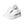 Cargar imagen en el visor de la galería, Original Asexual Pride Colors White Athletic Shoes - Men Sizes
