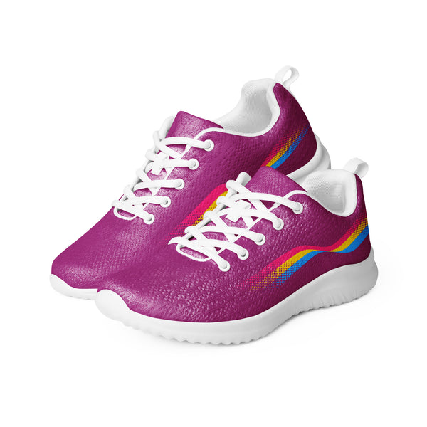 Original Pansexual Pride Colors Purple Athletic Shoes - Men Sizes