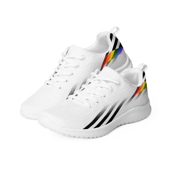 Modern Ally Pride White Athletic Shoes
