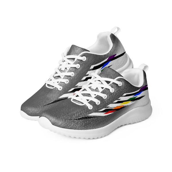 Ally Pride Modern Gray Athletic Shoes