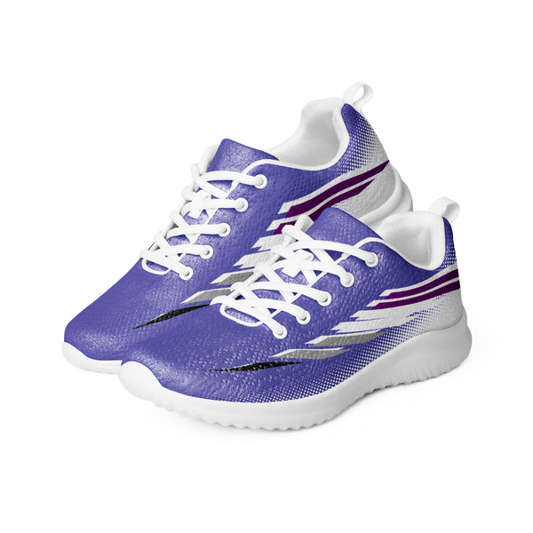 Asexual Pride Modern Blue Athletic Shoes