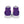 Laden Sie das Bild in den Galerie-Viewer, Genderfluid Pride Colors Original Purple High Top Shoes - Men Sizes
