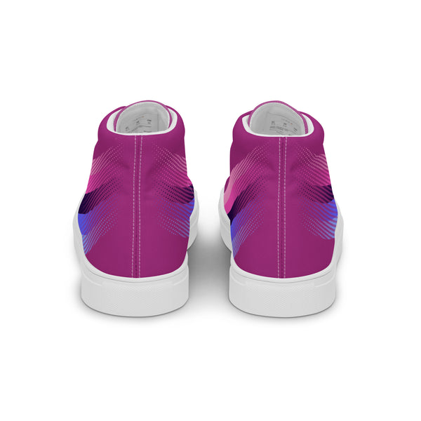 Omnisexual Pride Colors Original Violet High Top Shoes - Men Sizes