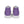 Cargar imagen en el visor de la galería, Classic Gay Pride Colors Purple High Top Shoes - Men Sizes
