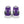 Cargar imagen en el visor de la galería, Modern Genderqueer Pride Colors Purple High Top Shoes - Men Sizes
