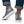 Carica l&#39;immagine nel Visualizzatore galleria, Modern Transgender Pride Colors Gray High Top Shoes - Men Sizes
