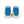 Carregar imagem no visualizador da galeria, Non-Binary Pride Colors Modern Blue High Top Shoes - Men Sizes
