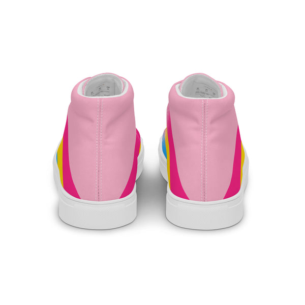 Pansexual Pride Colors Modern Pink High Top Shoes - Men Sizes