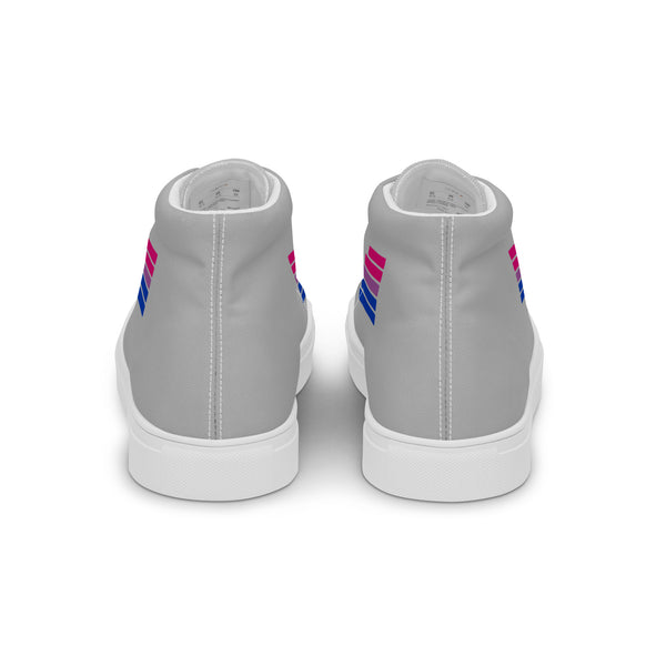 Bisexual Pride Modern Gray High Top Shoes