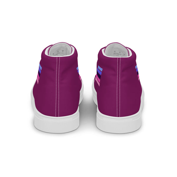 Omnisexual Pride Modern Purple High Top Shoes