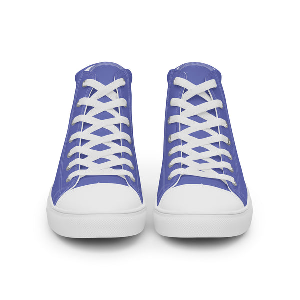 Casual Ally Pride Colors Blue High Top Shoes - Men Sizes