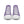 Laden Sie das Bild in den Galerie-Viewer, Casual Asexual Pride Colors Purple High Top Shoes - Men Sizes
