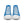 Carregar imagem no visualizador da galeria, Casual Gay Pride Colors Blue High Top Shoes - Men Sizes
