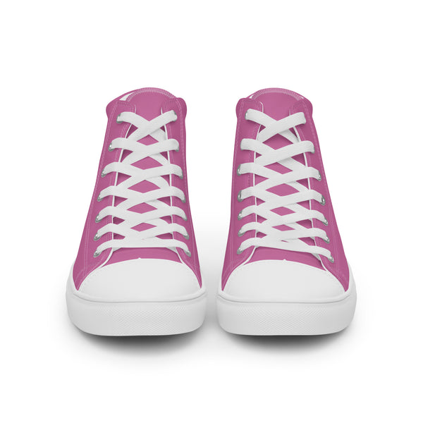 Casual Transgender Pride Colors Pink High Top Shoes - Men Sizes