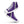 Cargar imagen en el visor de la galería, Classic Genderqueer Pride Colors Purple High Top Shoes - Men Sizes
