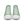 Cargar imagen en el visor de la galería, Trendy Asexual Pride Colors Green High Top Shoes - Men Sizes
