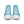Cargar imagen en el visor de la galería, Modern Transgender Pride Colors Blue High Top Shoes - Men Sizes
