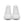 Charger l&#39;image dans la galerie, Asexual Pride Colors Modern White High Top Shoes - Men Sizes
