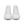 Cargar imagen en el visor de la galería, Bisexual Pride Colors Modern White High Top Shoes - Men Sizes
