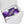 Cargar imagen en el visor de la galería, Genderqueer Pride Colors Modern Purple High Top Shoes - Men Sizes
