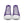 Cargar imagen en el visor de la galería, Genderqueer Pride Colors Modern Purple High Top Shoes - Men Sizes
