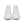 Cargar imagen en el visor de la galería, Pansexual Pride Colors Modern White High Top Shoes - Men Sizes
