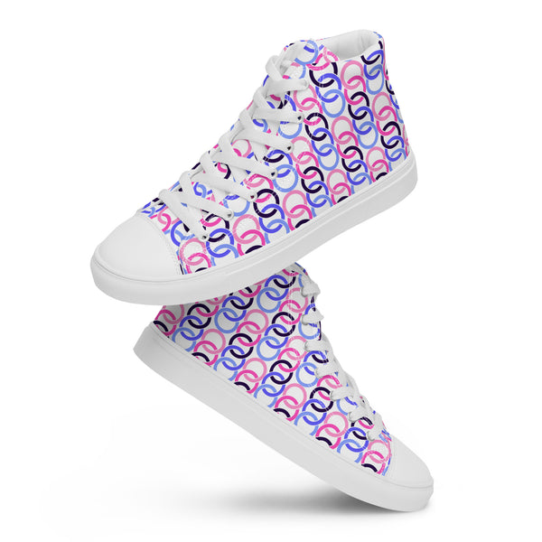 Omnisexual Pride Classic White High Top Shoes