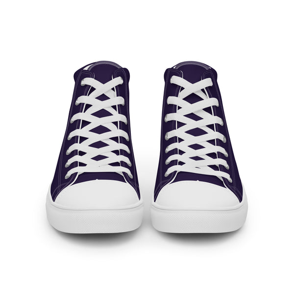 Genderqueer Pride Modern Navy High Top Shoes