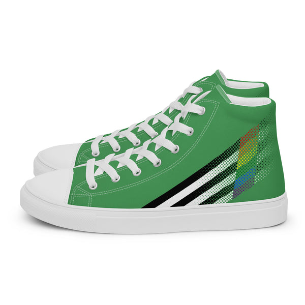 Ally Pride Colors Original Green High Top Shoes - Men Sizes