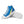 Cargar imagen en el visor de la galería, Non-Binary Pride Colors Original Blue High Top Shoes - Men Sizes
