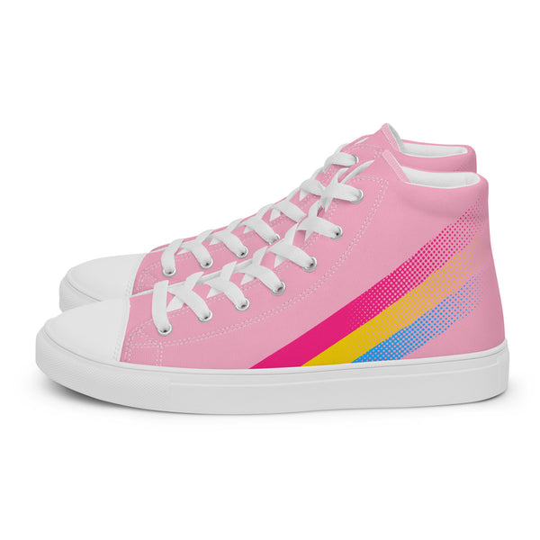 Pansexual Pride Colors Original Pink High Top Shoes - Men Sizes