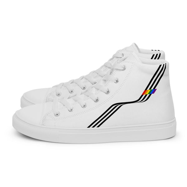 Original Ally Pride Colors White High Top Shoes - Men Sizes