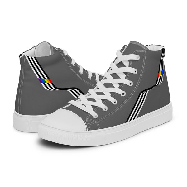 Original Ally Pride Colors Gray High Top Shoes - Men Sizes