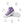 Carica l&#39;immagine nel Visualizzatore galleria, Casual Non-Binary Pride Colors Purple High Top Shoes - Men Sizes
