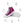 Laden Sie das Bild in den Galerie-Viewer, Classic Ally Pride Colors Purple High Top Shoes - Men Sizes
