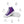Carregar imagem no visualizador da galeria, Classic Bisexual Pride Colors Purple High Top Shoes - Men Sizes

