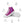 Load image into Gallery viewer, Classic Omnisexual Pride Colors Violet High Top Shoes - Men Sizes
