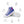 Carica l&#39;immagine nel Visualizzatore galleria, Modern Bisexual Pride Colors Blue High Top Shoes - Men Sizes
