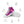 Charger l&#39;image dans la galerie, Omnisexual Pride Colors Modern Violet High Top Shoes - Men Sizes
