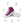 Load image into Gallery viewer, Ally Pride Modern High Top Purple Shoes
