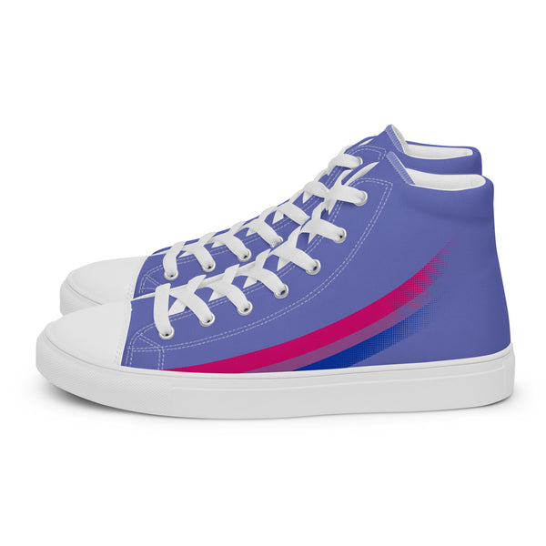 Bisexual Pride Modern High Top Blue Shoes