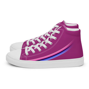 Omnisexual Pride Modern High Top Violet Shoes