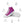Carica l&#39;immagine nel Visualizzatore galleria, Omnisexual Pride Modern High Top Violet Shoes
