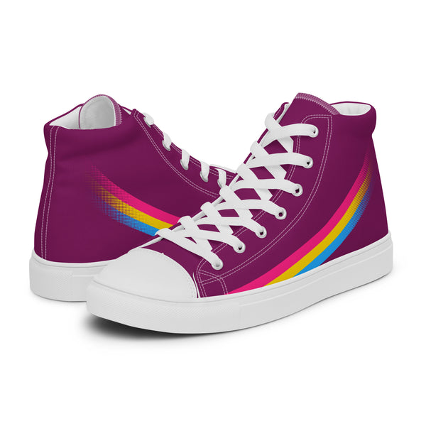 Pansexual Pride Modern High Top Purple Shoes - Men Sizes