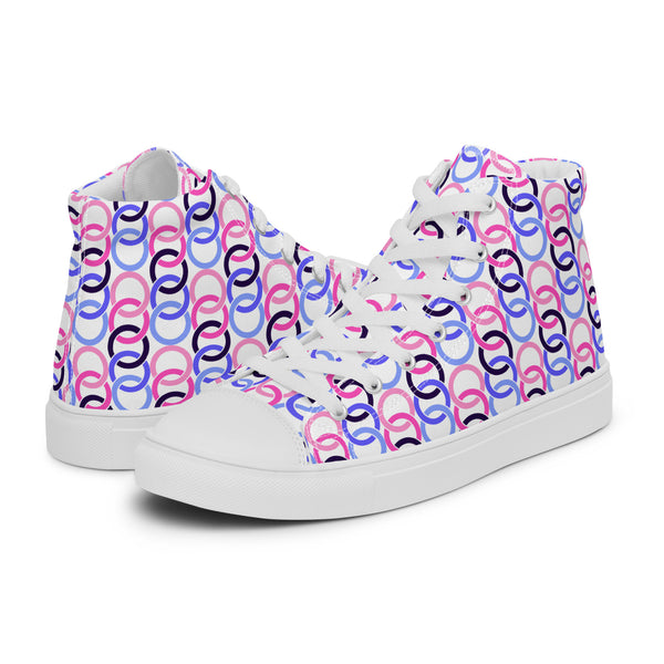 Omnisexual Pride Classic White High Top Shoes