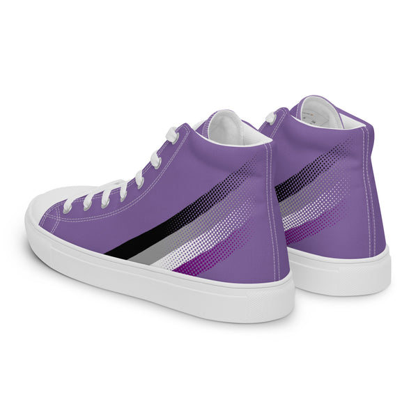 Asexual Pride Colors Original Purple High Top Shoes - Men Sizes