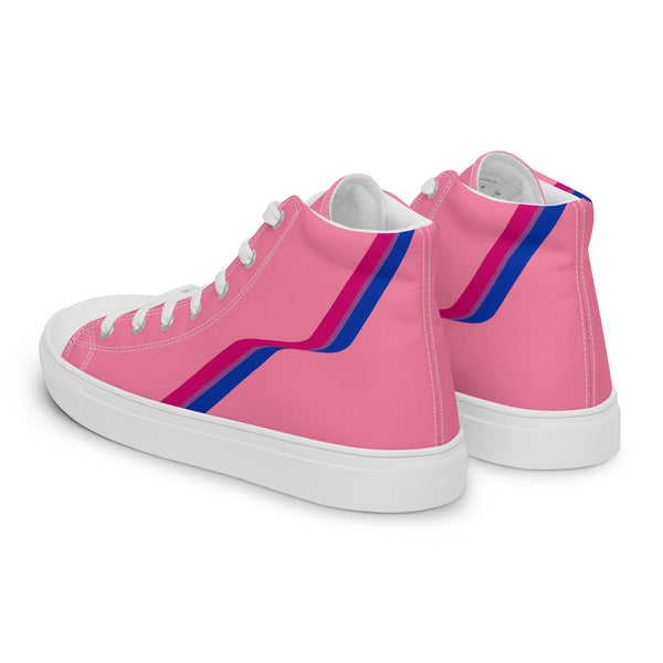 Original Bisexual Pride Colors Pink High Top Shoes - Men Sizes