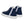 Load image into Gallery viewer, Classic Transgender Pride Colors Navy High Top Shoes - Men Sizes
