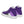 Laden Sie das Bild in den Galerie-Viewer, Genderqueer Pride Colors Modern Purple High Top Shoes - Men Sizes
