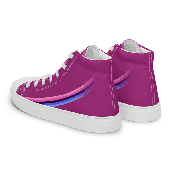 Omnisexual Pride Modern High Top Violet Shoes